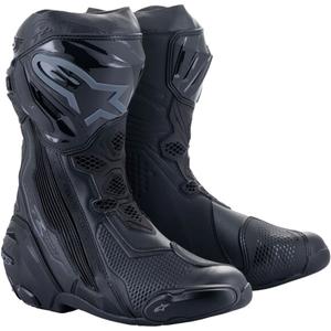 "Alpinestars Supertech R" juodi motociklų batai