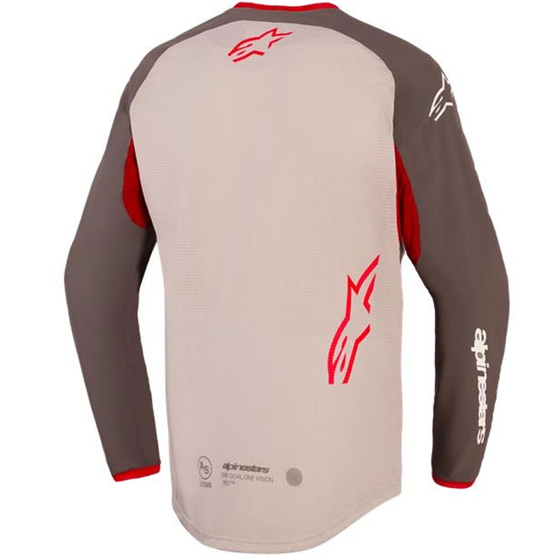 Alpinestars Maxdura Dual motokroso marškinėliai rudi-oranžiniai