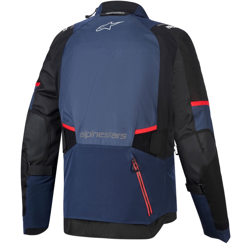 Alpinestars Andes V4 Drystar motociklo striukė tamsiai mėlyna-mėlyna-juoda