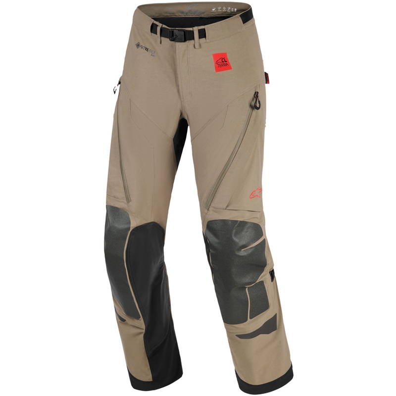 Alpinestars Nazca 3L Gore-Tex PRO motociklo kelnės, šviesiai rudos-juodos