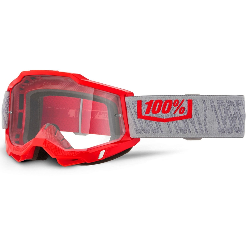 100 % ACCURI 2 „Gatorback“ motokroso akiniai su skaidriu organiniu stiklu