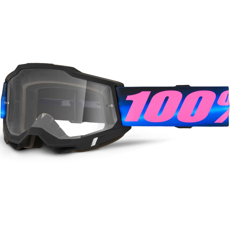 100% ACCURI 2 „Superdome“ motokroso akiniai su skaidriu organiniu stiklu