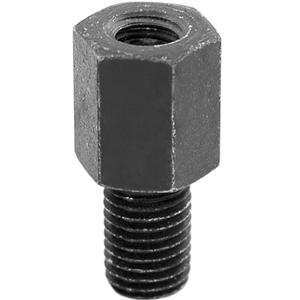 Galinio vaizdo veidrodėlio sriegio mažinimas (vidinis sriegis M8 dešinėje / išorinis sriegis M10 dešinėje) juodas