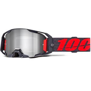 100 % ARmatic Toro motokroso akiniai su sidabriniu plexiglass