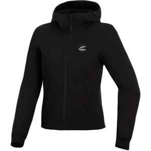 Alpinestars Stella Radium Tech moteriška motociklo striukė su gobtuvu, juoda