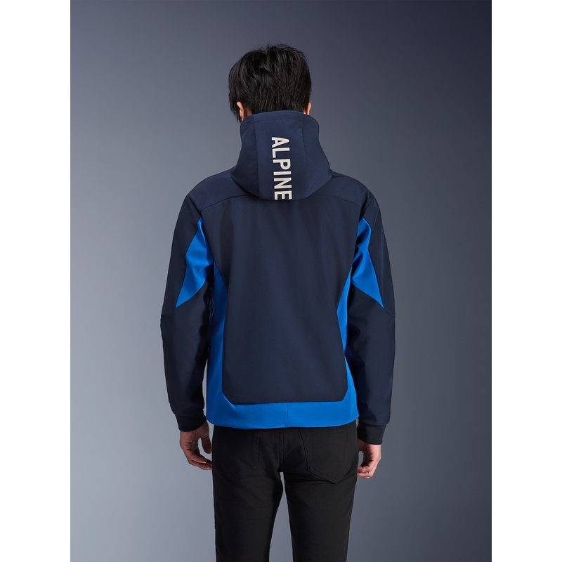 Alpinestars Radium Tech motociklo džemperis su gobtuvu, tamsiai mėlynas-mėlynas