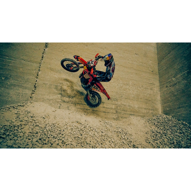 „Alpinestars Techstar“ riboto leidimo „Beast Coast“ motokroso marškinėliai pilki-juodi-oranžiniai