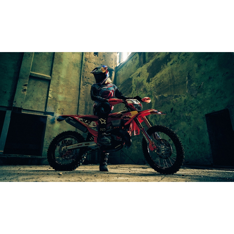 „Alpinestars Techstar“ riboto leidimo „Beast Coast“ motokroso marškinėliai pilki-juodi-oranžiniai