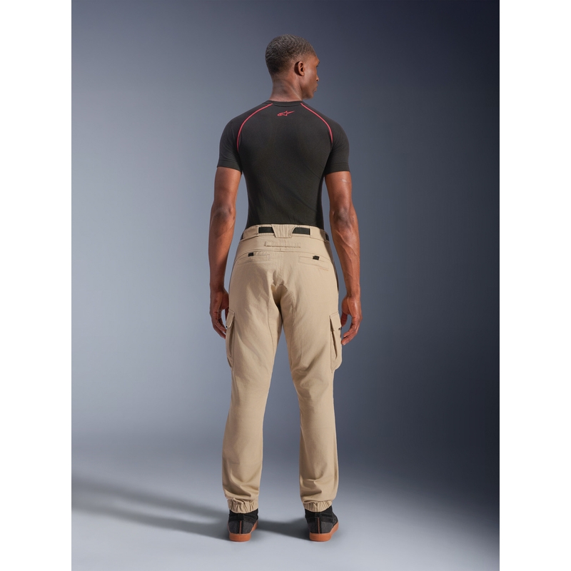 Alpinestars Flex-AST Cargo motociklo kelnės šviesiai smėlio spalvos