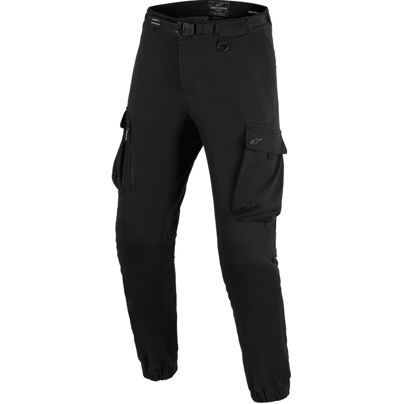 Alpinestars Flex-AST Cargo motociklo kelnės juodos-juodos