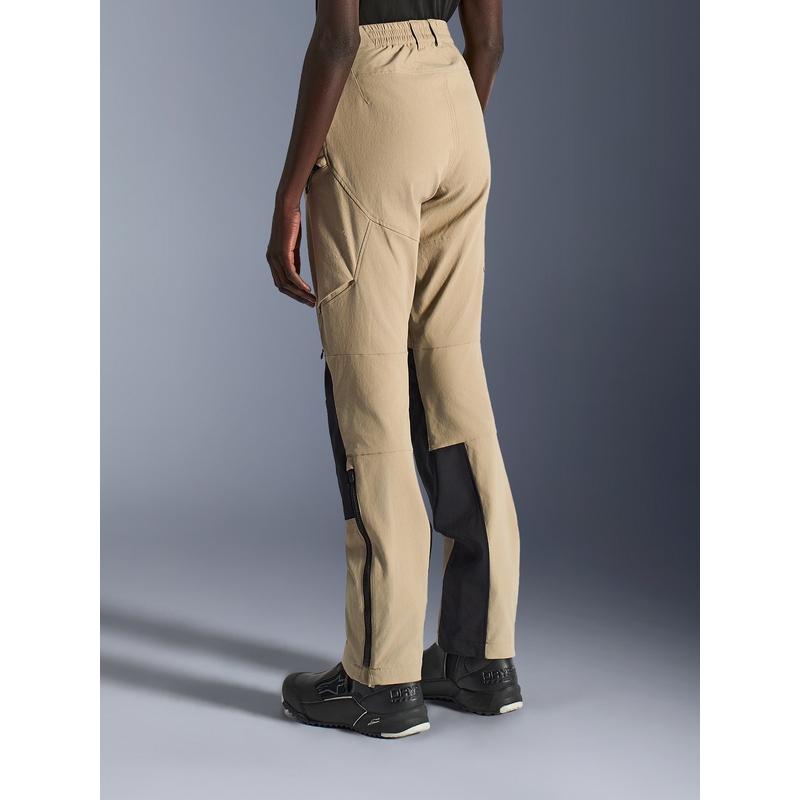 Alpinestars Stella Explore AST moteriškos motociklo kelnės, šviesiai rudos-juodos