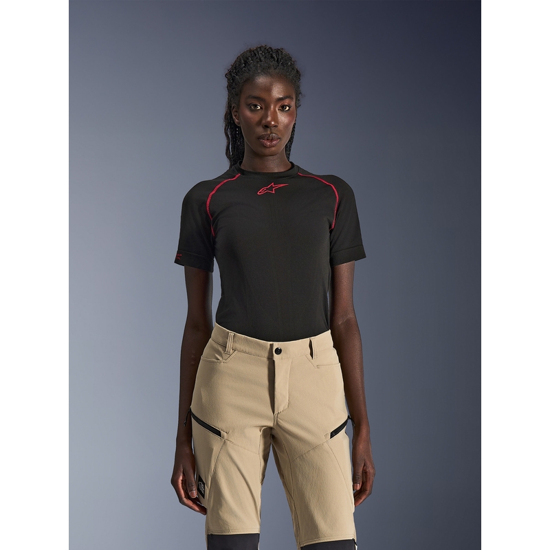 Alpinestars Stella Explore AST moteriškos motociklo kelnės, šviesiai rudos-juodos