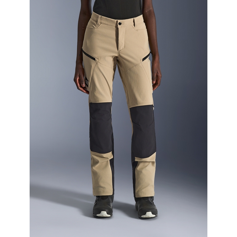 Alpinestars Stella Explore AST moteriškos motociklo kelnės, šviesiai rudos-juodos