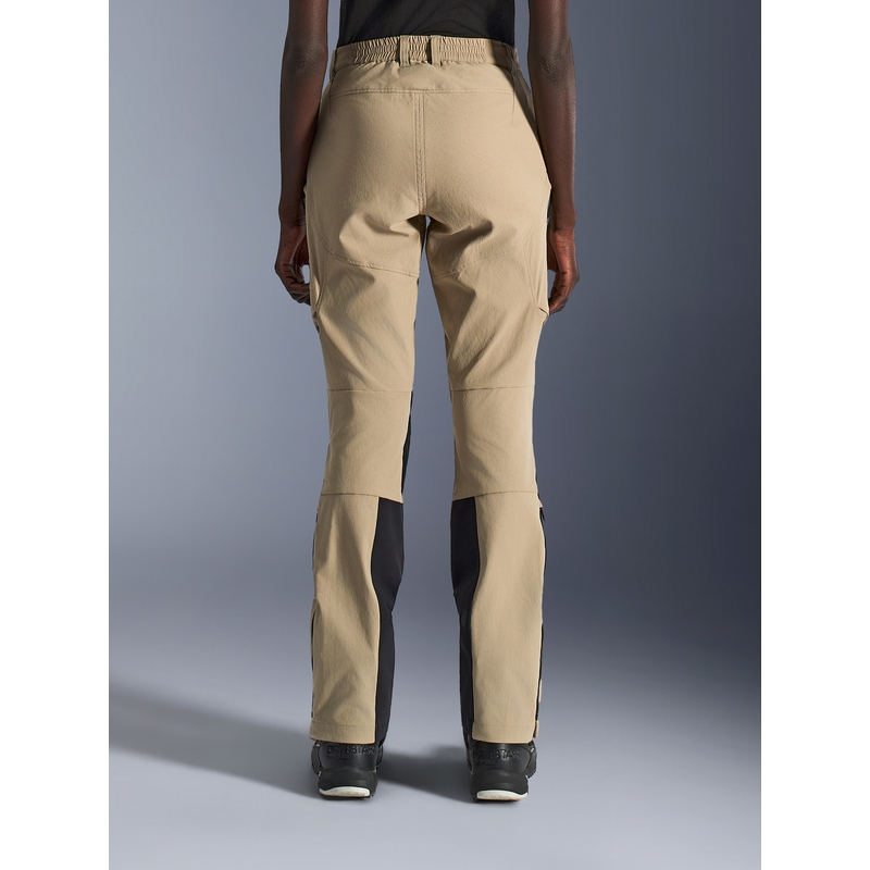 Alpinestars Stella Explore AST moteriškos motociklo kelnės, šviesiai rudos-juodos