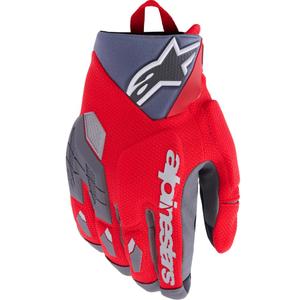 Alpinestars Durack motociklo pirštinės juodos-pilkos-raudonos