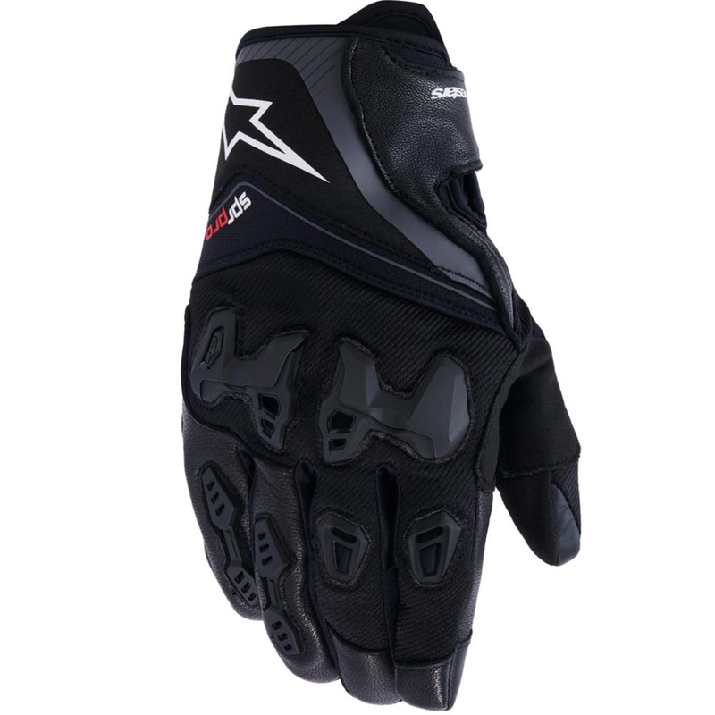 Alpinestars SP-R PRO motociklo pirštinės juodos-baltos