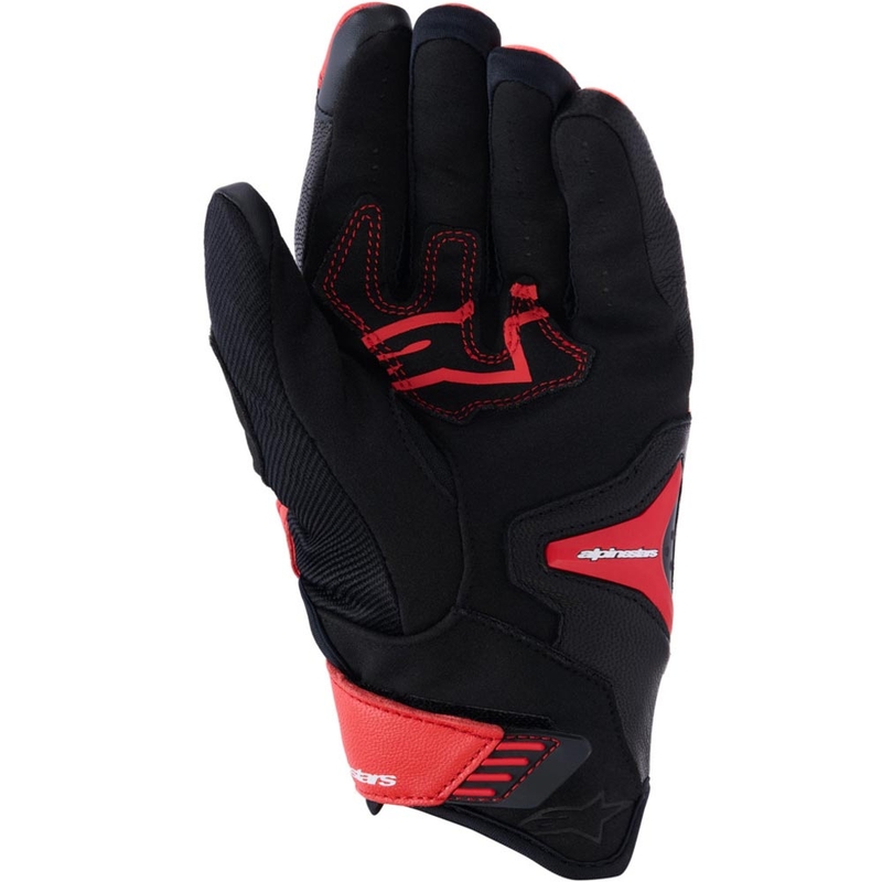 Alpinestars SP-R PRO motociklo pirštinės, raudonos-fluorescencinės, raudonos-juodos