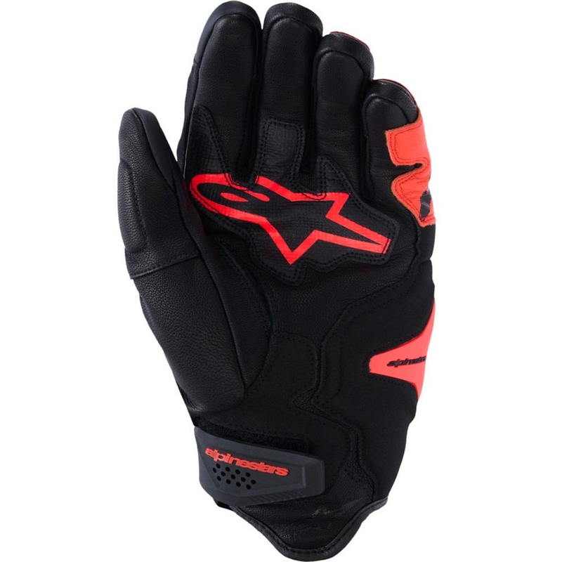 Alpinestars SP-R TECH motociklo pirštinės juodos-fluorescencinės raudonos