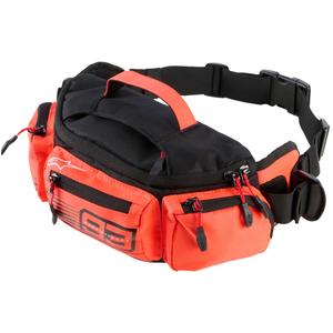 ALPINESTARS MM93 juosmens krepšių kolekcija, juodos-fluorescencinės raudonos spalvos, 2,5 l