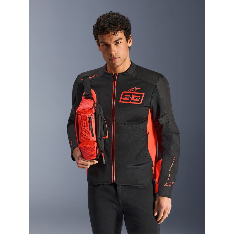 ALPINESTARS MM93 juosmens krepšys, fluorescencinė kolekcija, raudona-raudona, 2,5 l