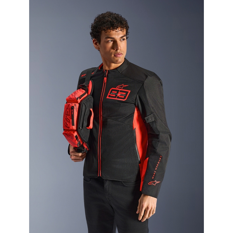 ALPINESTARS MM93 juosmens krepšys, fluorescencinė kolekcija, raudona-raudona, 2,5 l