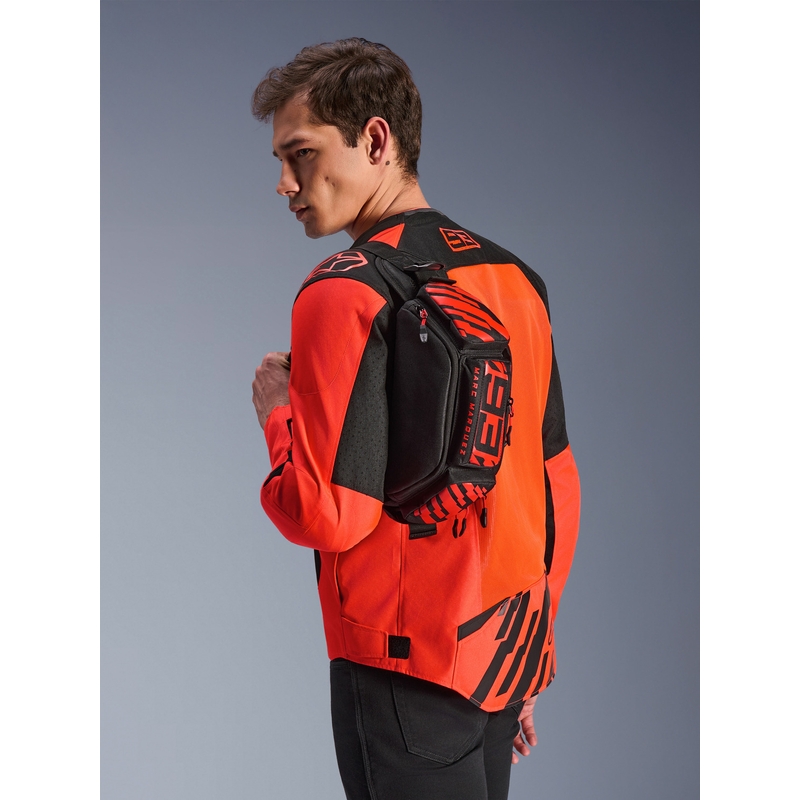 ALPINESTARS MM93 juosmens krepšių kolekcija, juodos-raudonos spalvos, 2,5 l