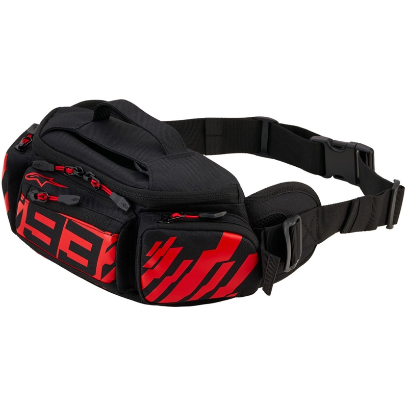 ALPINESTARS MM93 juosmens krepšių kolekcija, juodos-raudonos spalvos, 2,5 l