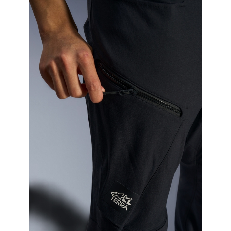 Alpinestars Explore AST trumpintos motociklo kelnės juodos