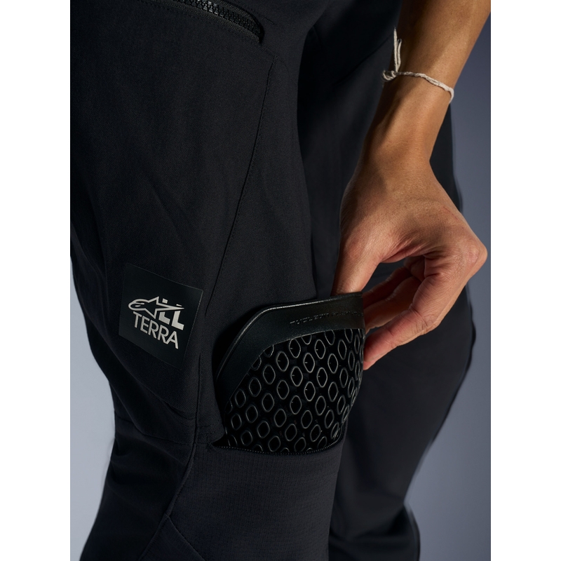 Alpinestars Explore AST trumpintos motociklo kelnės juodos