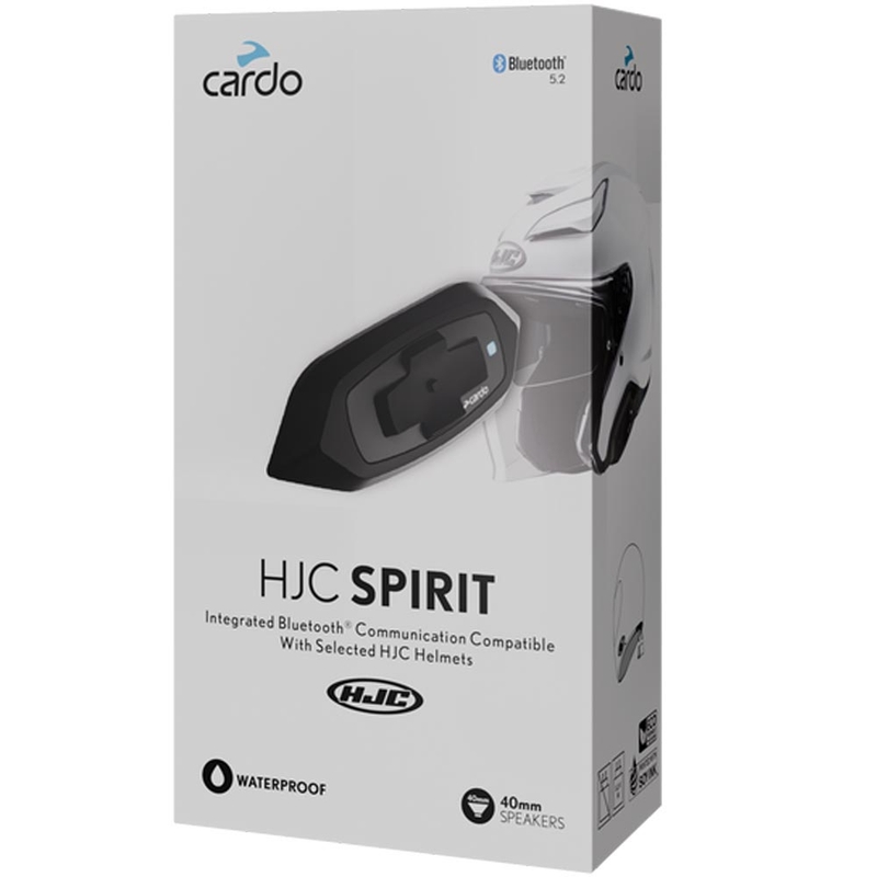 Cardo HJC Spirit motociklo domofonas, juodas