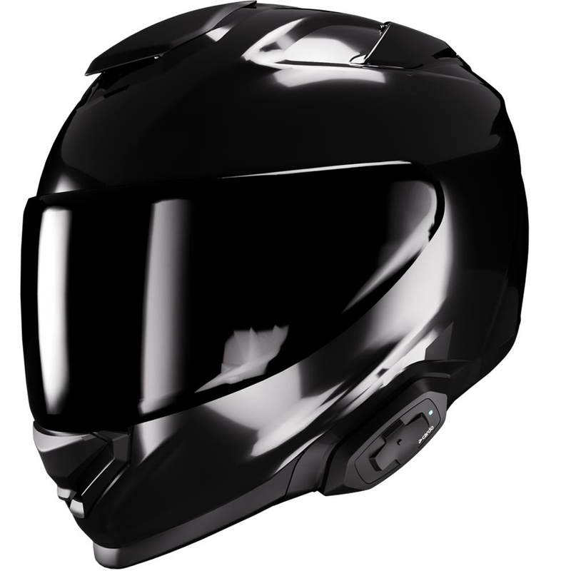 Cardo HJC Packtalk motociklo domofonas, juodas