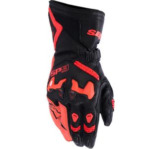Alpinestars SP-9 motociklo pirštinės juodos-fluorescencinės raudonos