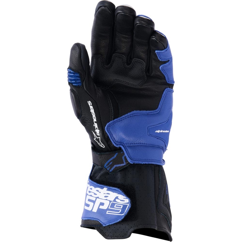 Alpinestars SP-9 motociklo pirštinės mėlynos-baltos-juodos