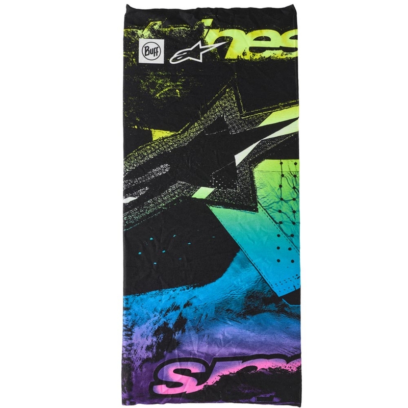 Alpinestars Buff Ignite kaklo įtvaras juodas-raudonas