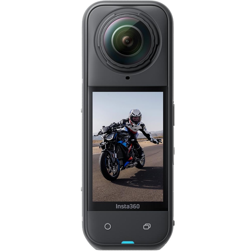„Insta360 X5 BMW Motorrad Edition“ veiksmo kamera, juoda