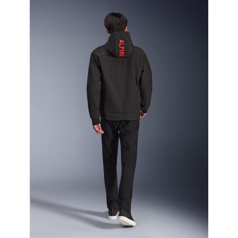 Alpinestars RADIUM TECH HOODIE motociklo džemperis juodas-raudonas