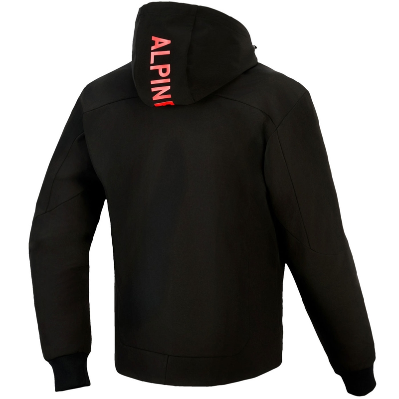 Alpinestars RADIUM TECH HOODIE motociklo džemperis juodas-raudonas