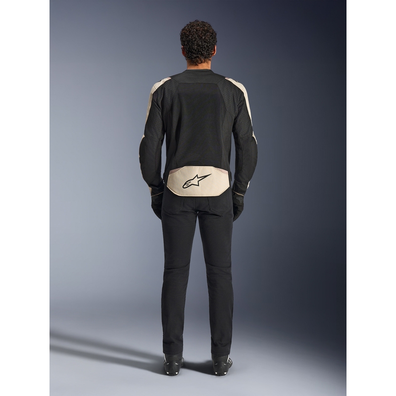 Alpinestars T-SPS Air V2 motociklo striukė, juoda-smėlio spalvos