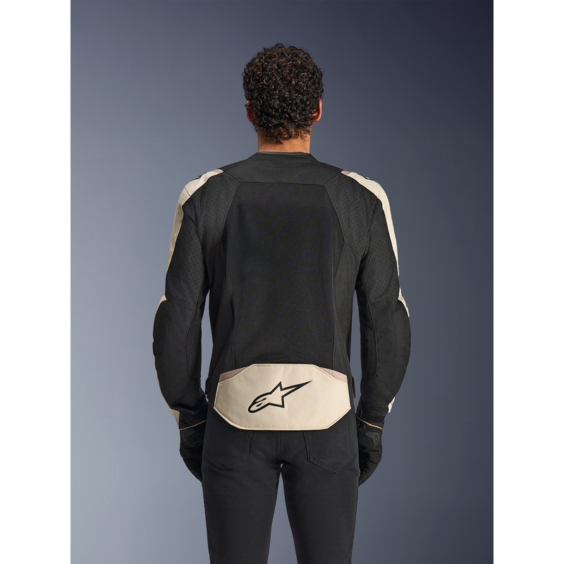 Alpinestars T-SPS Air V2 motociklo striukė, juoda-smėlio spalvos