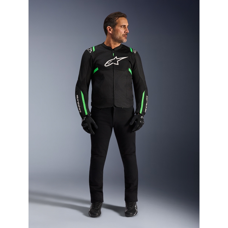 Alpinestars T-SPS Air V2 motociklo striukė, juoda-žalia