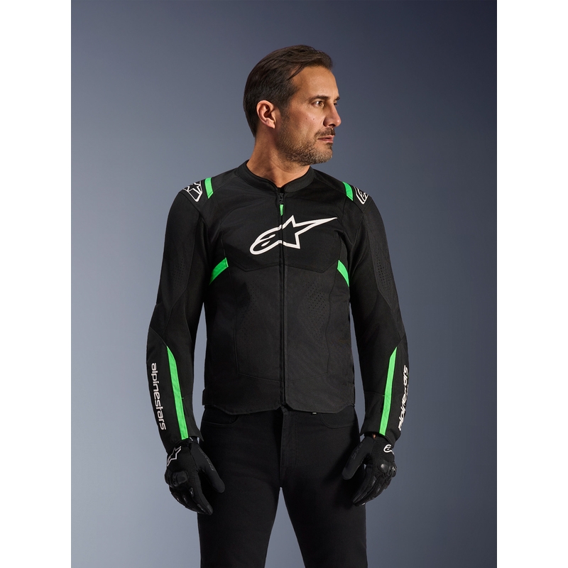 Alpinestars T-SPS Air V2 motociklo striukė, juoda-žalia