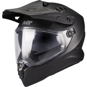 Enduro motociklo šalmas MT Track SV Pure A1 matinė juoda - II. kokybė