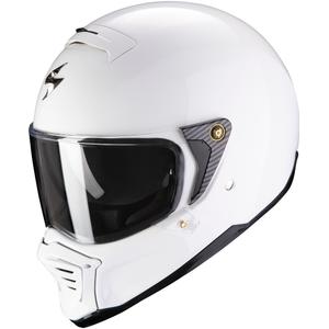 Scorpion EXO-HX1 Solid uždaras šalmas, baltas - II klasės - II. kokybė