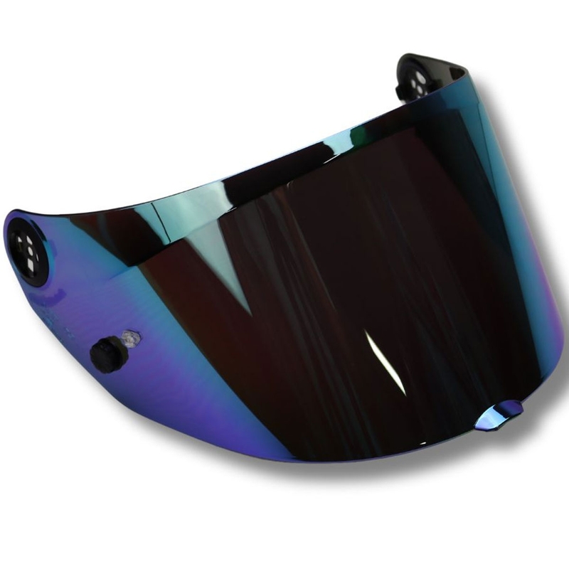 Motociklo šalmo skydelis Nolan X804 RS Cosmic Iridium Blue.SR-NFR/2ACT veidrodinio mėlynumo