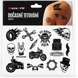 „MotoZem Chopper“ laikina tatuiruotė