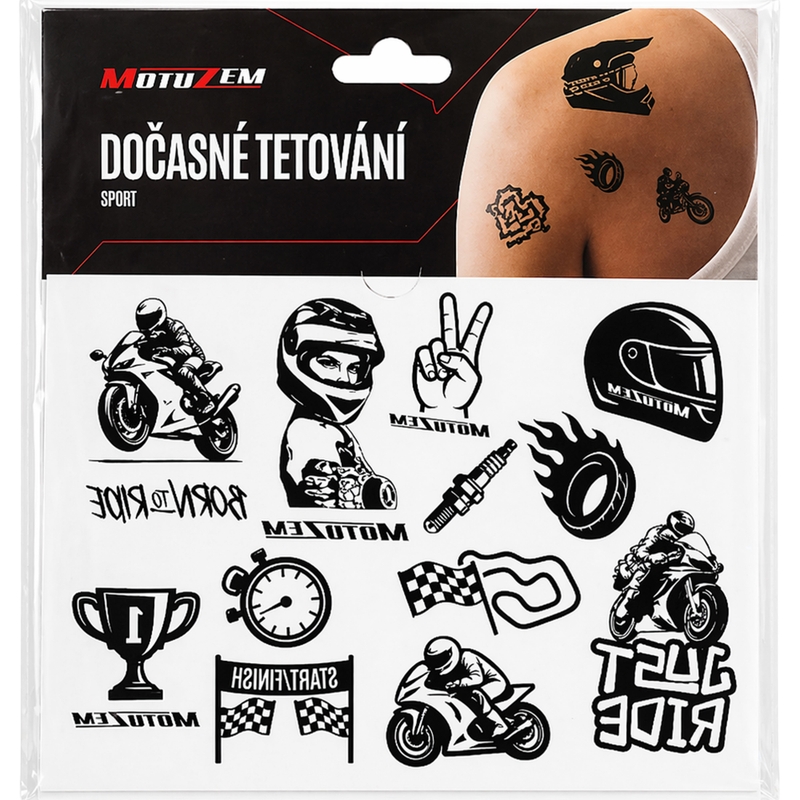 Laikina tatuiruotė MotoZem Sport