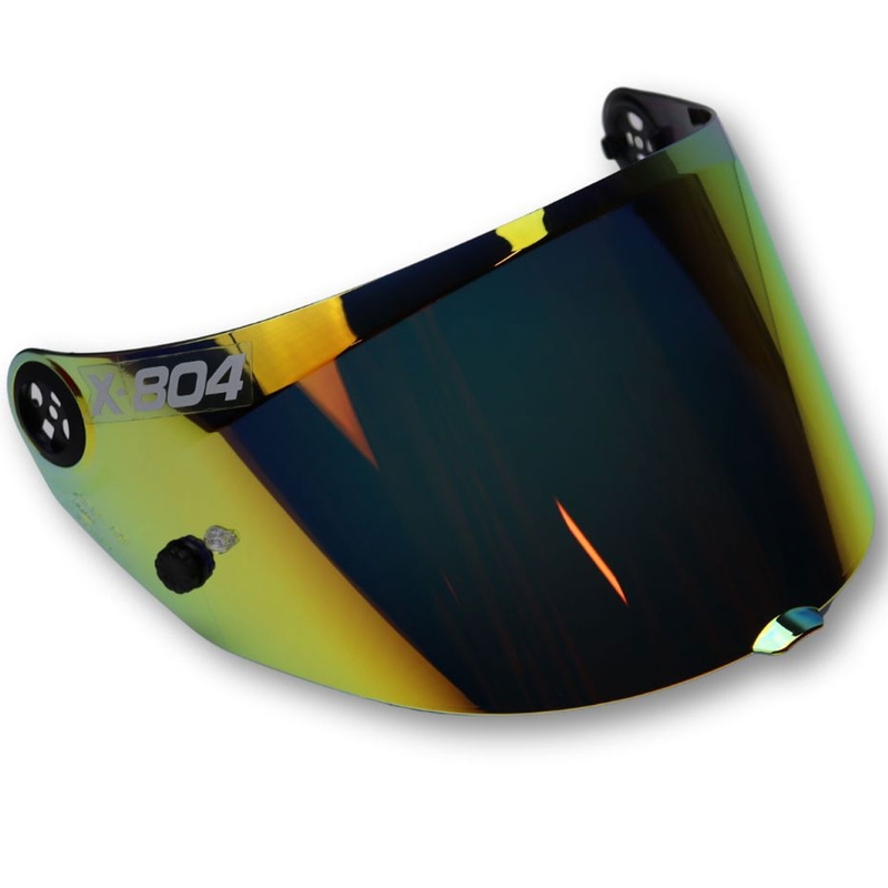 Motociklo šalmo skydelis Nolan X804 RS Iridium Orange - XFR-03 NFR/2ACT FLAT/RS/ULTRA