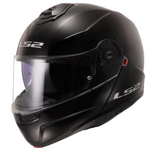 Atlenkiamas šalmas LS2 FF908 Strobe II juodas blizgus 2 - II kokybės - II. kokybė