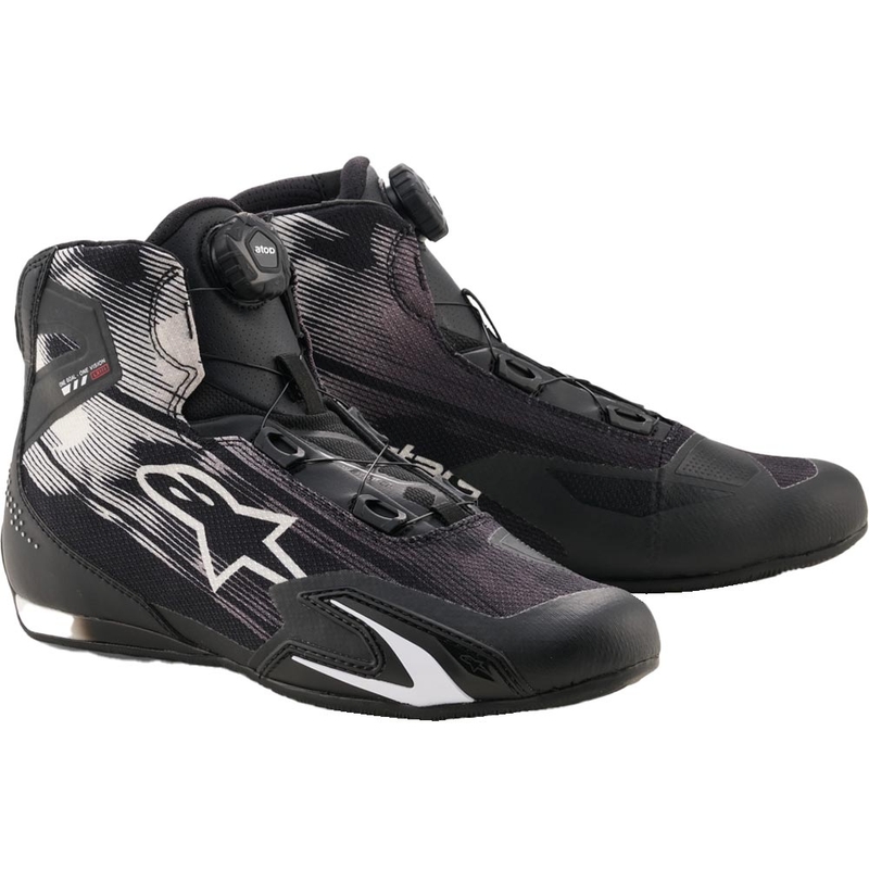 Alpinestars Celer ventiliuojami motociklo batai juodi-balti