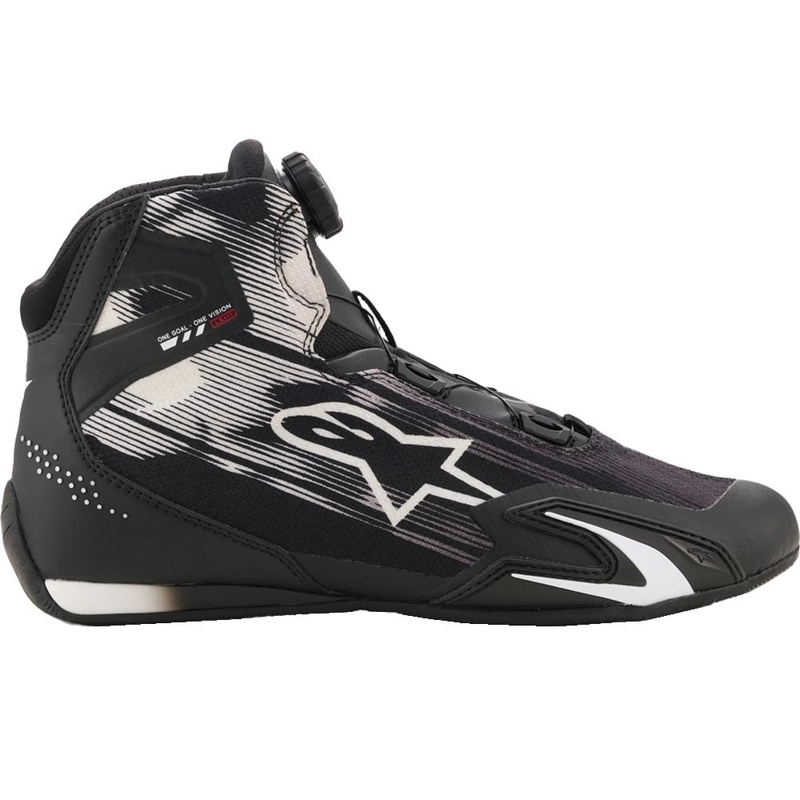 Alpinestars Celer ventiliuojami motociklo batai juodi-balti